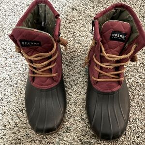 Women’s size 7.5 Sperry Top Sider boots - used but good condition